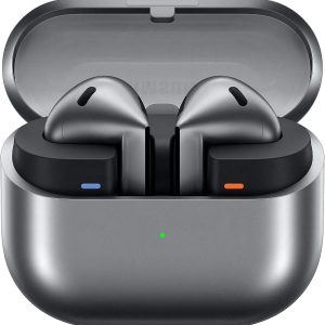 While Stocks Last：SAMSUNG Galaxy Buds 3 Pro AI True Wireless Bluetooth Earbuds, Noise Cancelling, Sound Optimization, Redesigned Comfort Fit, Silver