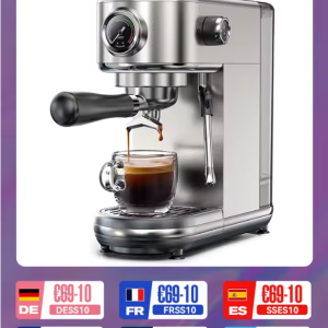 HiBREW 20Bar Semi Automatic Espresso Coffee Machine Temperature Adjustable Cold/Hot Super Slim Coffee Maker Cappuccino H10B