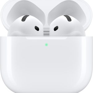 Apple AirPods 4 Wireless Earbuds, Bluetooth Headphones, with Active Noise Cancellation, Adaptive Audio, Transparency Mode, Personalized Spatial Audio, USB-C Charging Case, Wireless Charging, H2 Chip