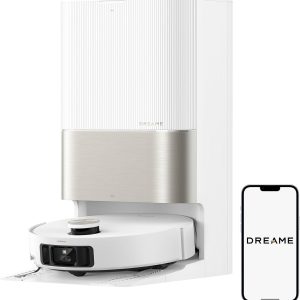 [The New User Exclusive Benefit ] Dreame X50 Ultra Complete Robot Vacuum and Mop with Self-Cleaning, Liftable LDS Clean, Cross Barriers Up to 6cm, AI Camera, Up to 20,000Pa, Detangling Brush, Voice Control, 2 Years Warranty