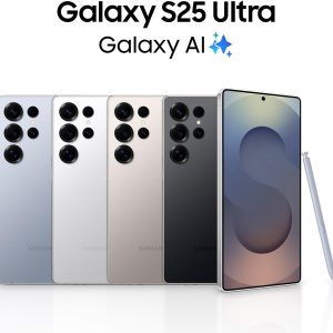 Samsung Galaxy S25 Ultra, 512GB Smartphone, Unlocked Android, AI Night Mode Camera, Snapdragon 8 Elite Fast Processor, 5000mAh Battery