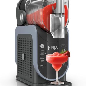 Ninja SLUSHi with RapidChill Technology, 88 oz. Frozen Drink & Slushie Machine, 5 Preset Programs, Margaritas, Frappés, and More, Premium Accents, Black,