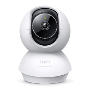 Tapo C230 Smart Pan/Tilt AI Home Security Wi-Fi Camera 3K 5MP 1620p, Two-Way Audio, Voice Control, Night Vision, Baby Crying Detection, Motion Tracking, Smart AI Detection and Notifications