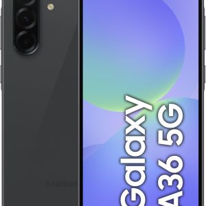 Samsung Galaxy A36 5G, Android Smartphone, 256GB Storage, 8GB RAM, Awesome Black, 6x OS Upgrades, Large Display, Octa-Core Processor