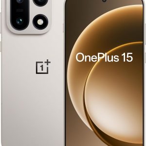 OnePlus 15 Dual-SIM 512GB ROM + 16GB RAM (GSM Only | No CDMA) Factory Unlocked 5G Smartphone (Sand Storm) - International Version