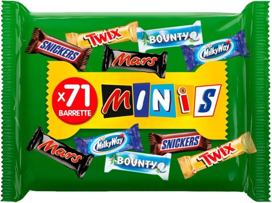 Mars Minis Chocolate Assorted, 1425g