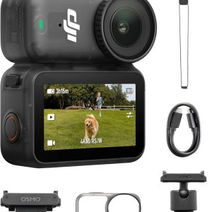 DJI Osmo Nano - Lightweight Wearable Camera | All-New 1/1.3" Sensor | 143° Wide FOV | Dual-Sided Magnetic Design (64GB)